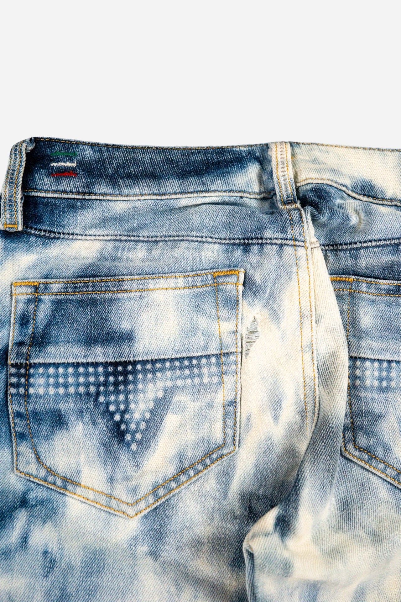 Vintage Diesel Damen Tie - Dye Skinny Jeans - Sportswear [2000er]