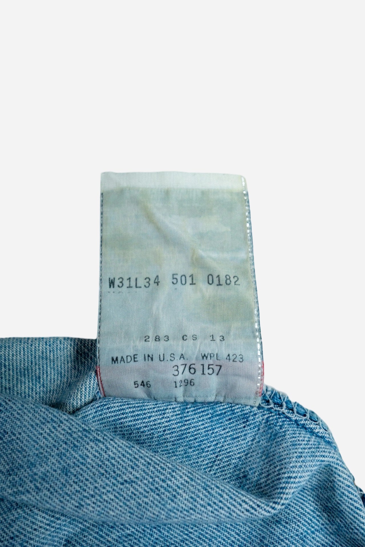 Vintage Levis '501' Straight Leg Jeans [1990s] 31x34
