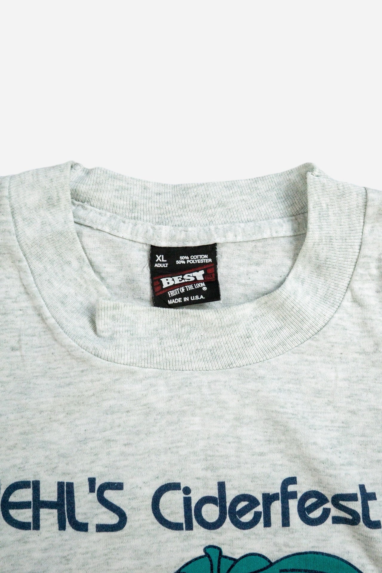 Vintage Screen Stars Single Stitch T-Shirt 'Diehl's Ciderfest Run' - Sportswear [1990er]