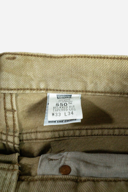 Vintage Levis '550' Tapered Jeans [1990s] 33x34