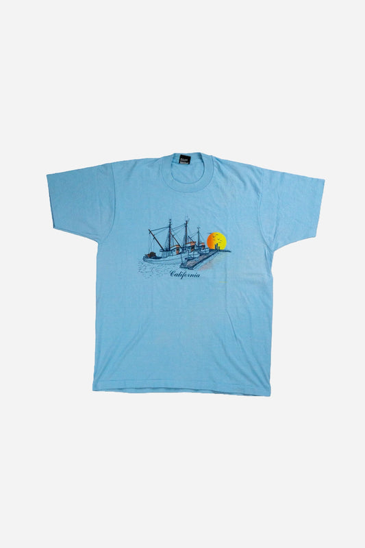 Vintage Screen Stars Single Stitch T-Shirt 'California' - Sportswear [1990er]