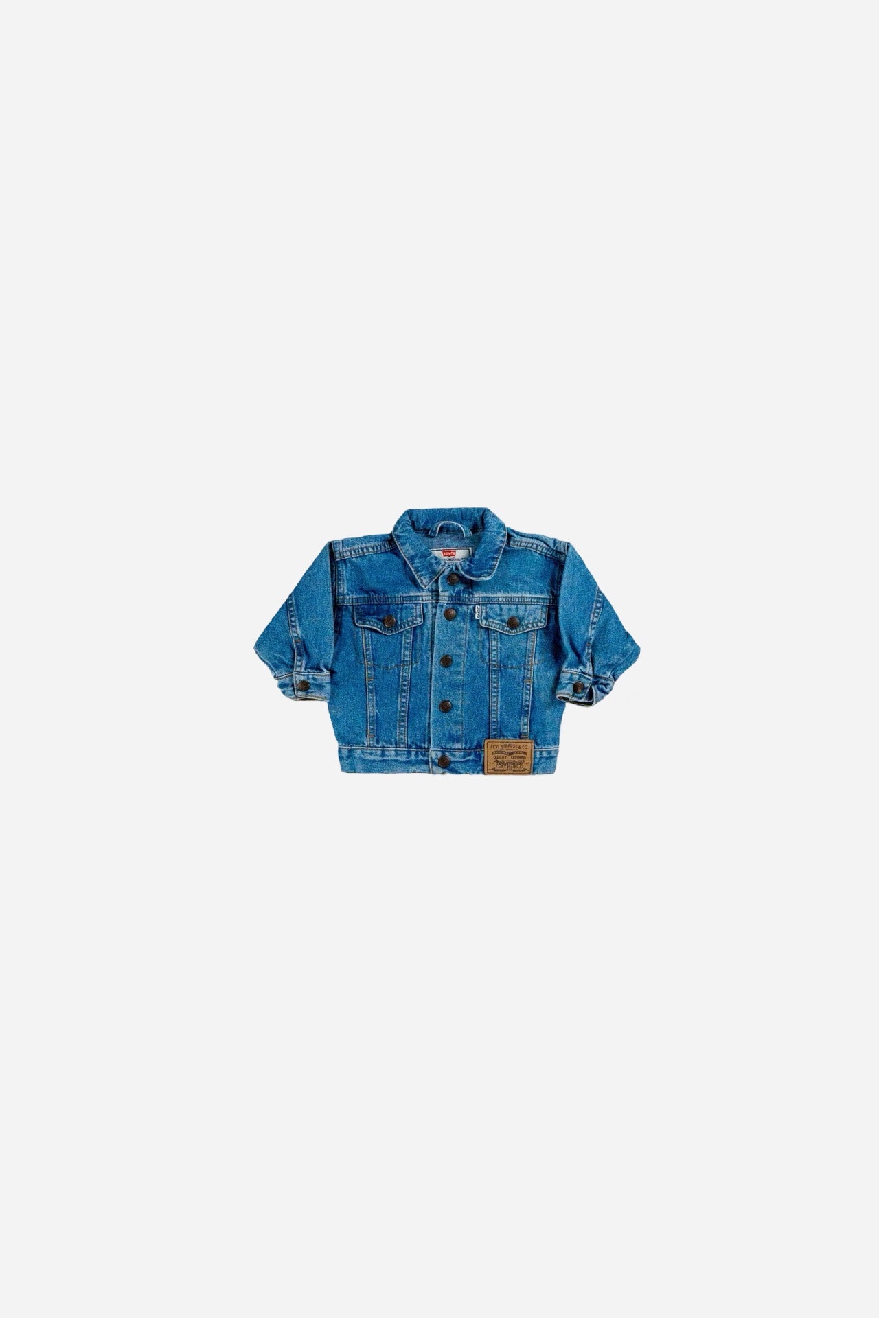 Vintage Levi's Kids Denim Trucker Jacket [1990s] 74