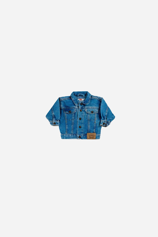 Vintage Levi's Kids Denim Trucker Jacket [1990s] 74