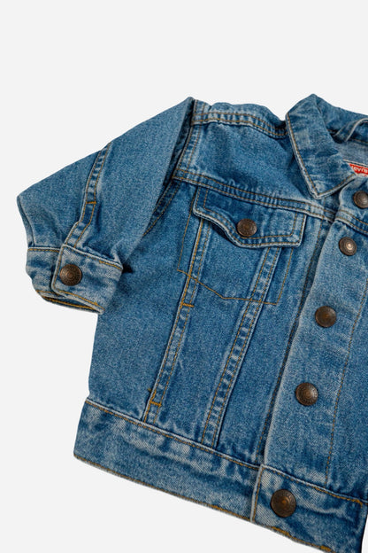 Vintage Levi's Kids Denim Trucker Jacket [1990s] 74