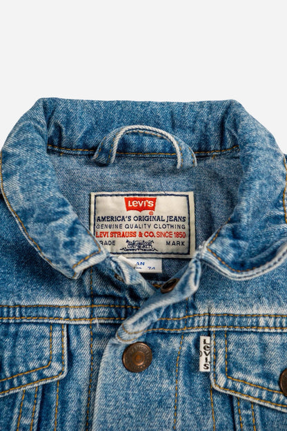 Vintage Levi's Kids Denim Trucker Jacket [1990s] 74