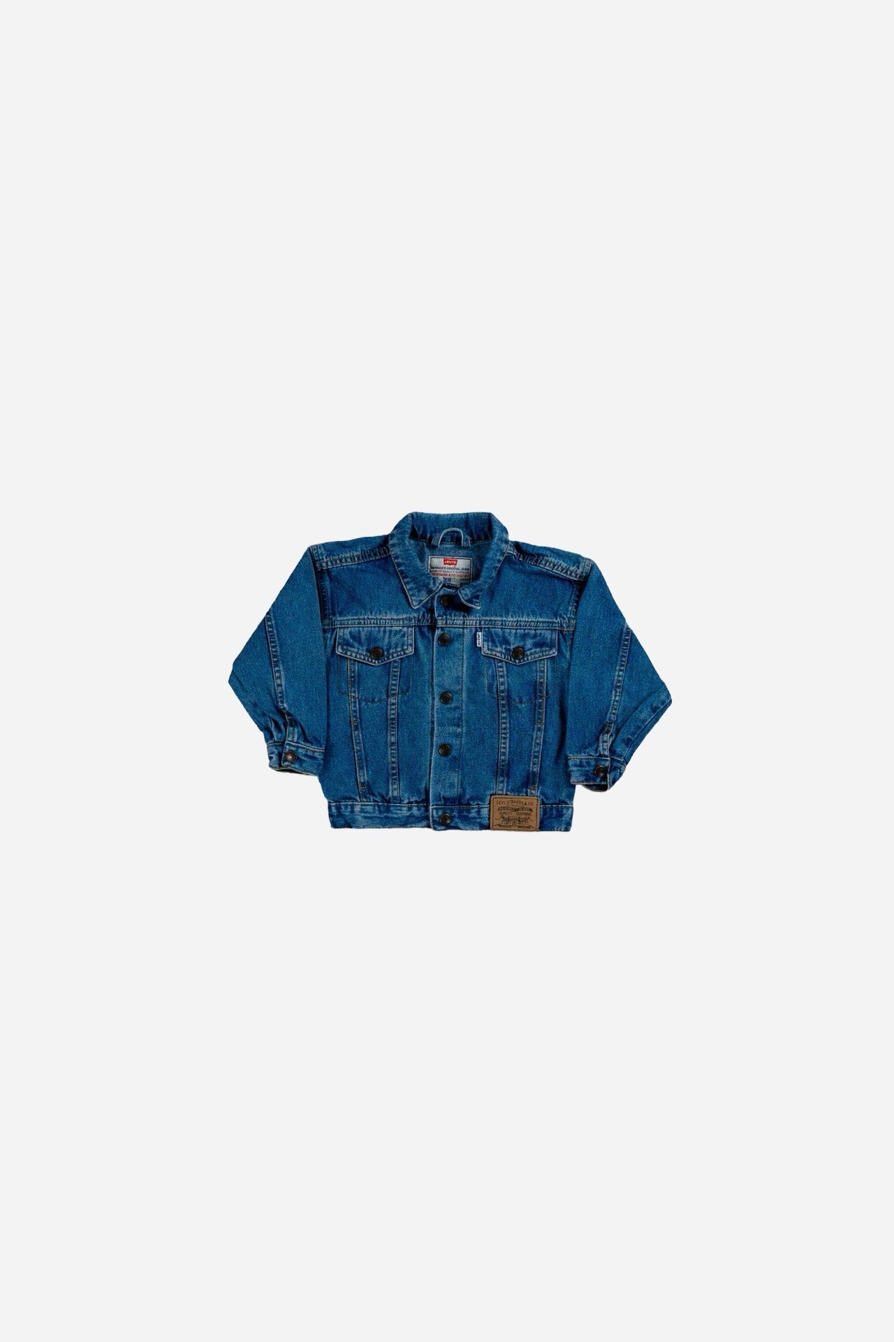Vintage Levi's Kids Denim Trucker Jacket [1990s] 92
