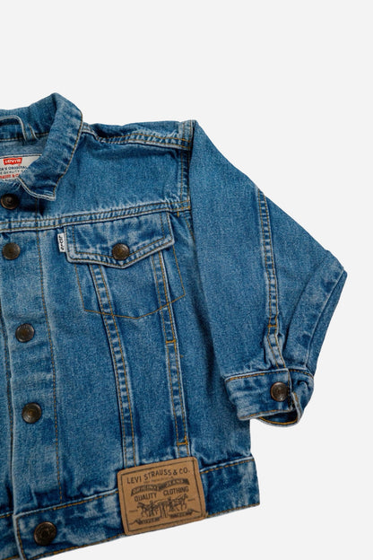 Vintage Levi's Kids Denim Trucker Jacket [1990s] 92