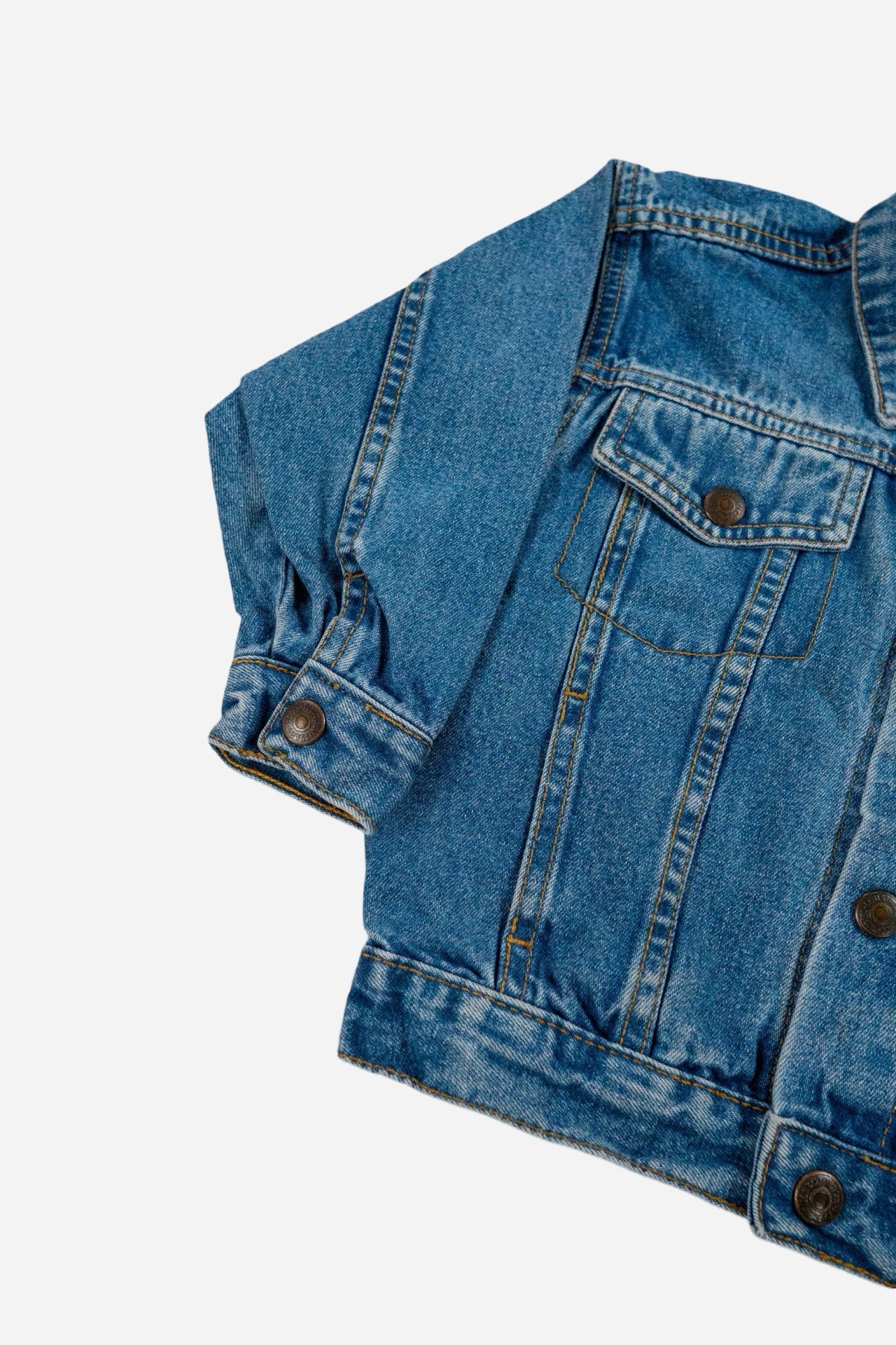 Vintage Levi's Kids Denim Trucker Jacket [1990s] 92