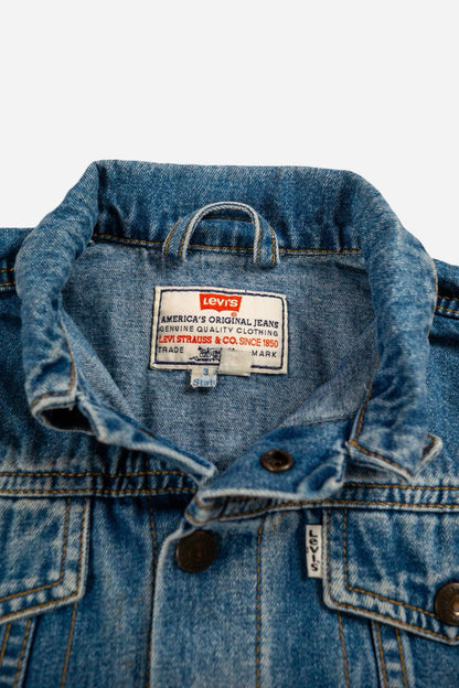 Vintage Levi's Kids Denim Trucker Jacket [1990s] 92