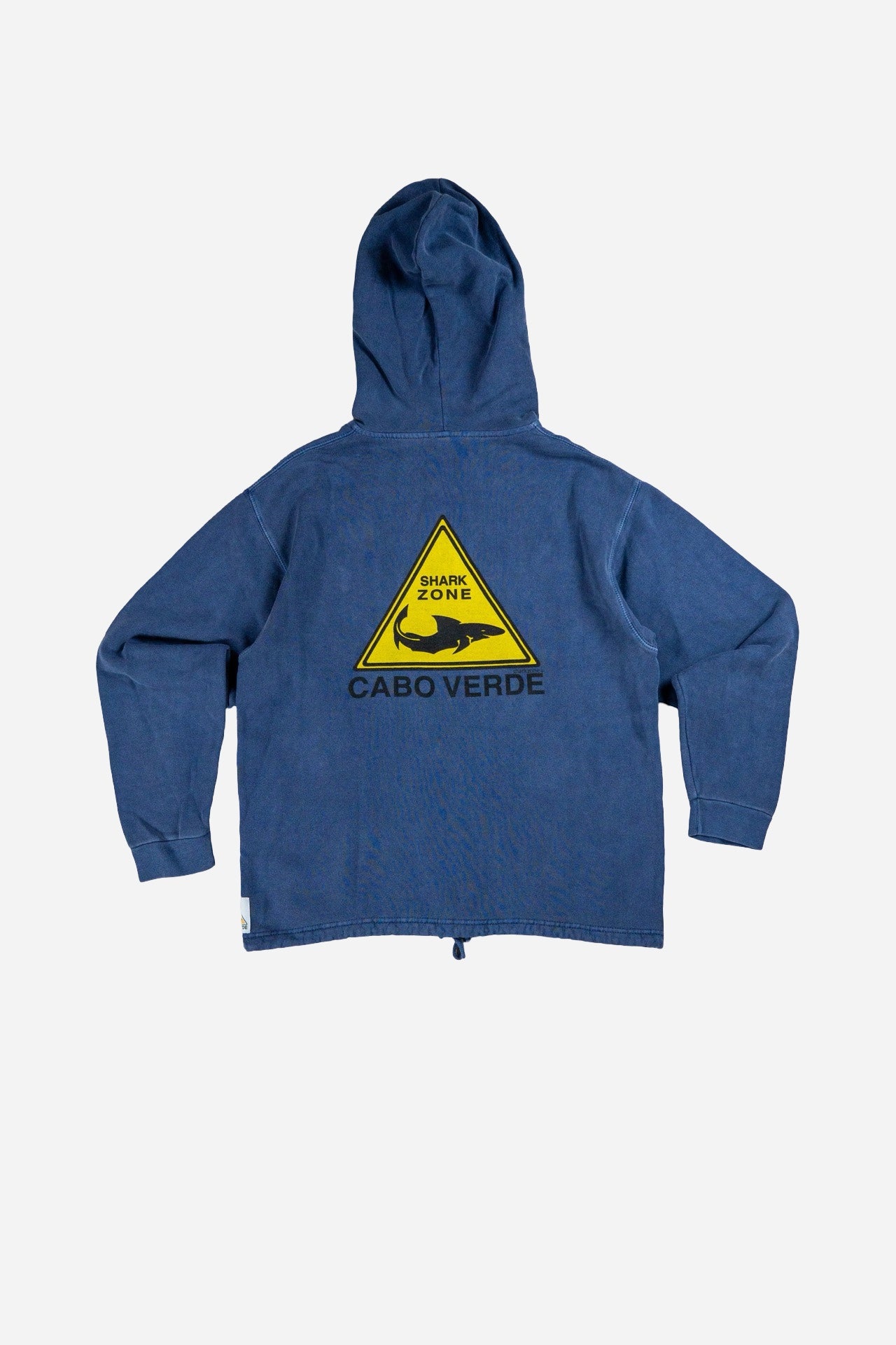 Vintage Impact Zone Zip Hoodie 'Shark Zone' [1990s] Medium
