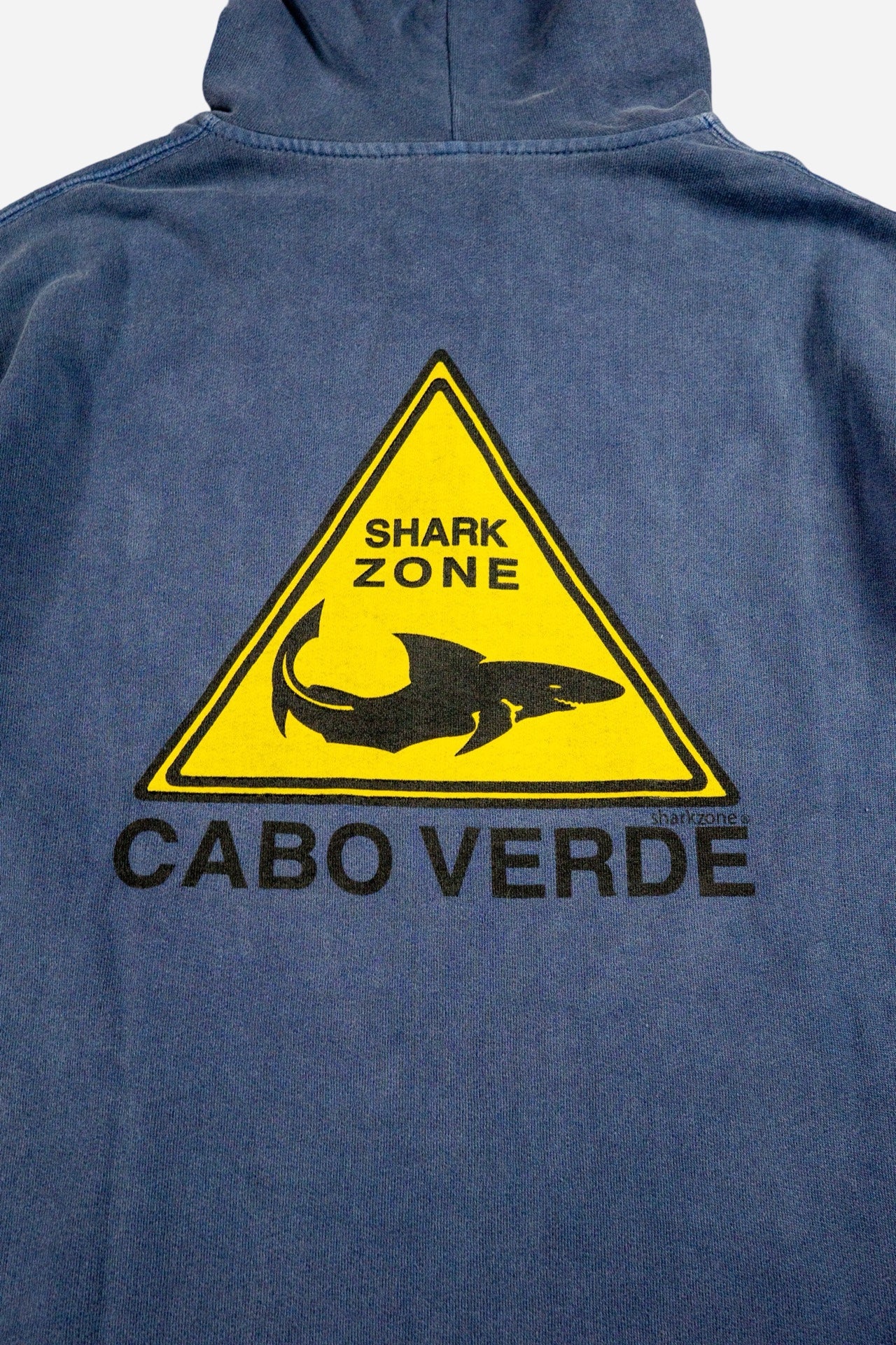 Vintage Impact Zone Zip Hoodie 'Shark Zone' [1990s] Medium