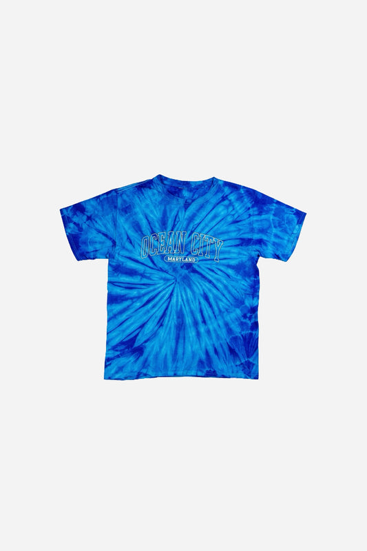 Vintage Tie - Dye T-Shirt 'Ocean City' - Sportswear [2000er]