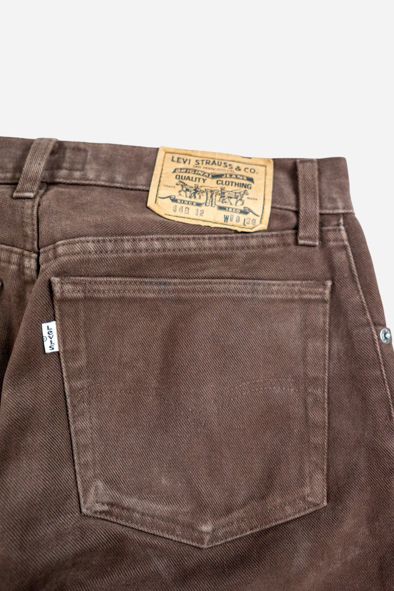 Vintage Levi's 'White Tab' Slim Fit Jeans - Workwear [1980er]