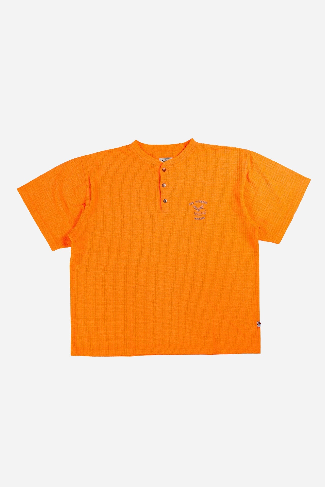 Vintage Pro Fitness Waffle Fleece Tee 'Mad Dog' [1990s] XLarge