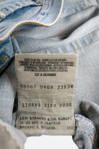 Vintage Levi's '507' Bootcut Jeans Distressed - Workwear [2000er]