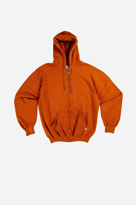 Vintage Russell Athletic Sweatshirt Zipup Hoodie [90s] Medium