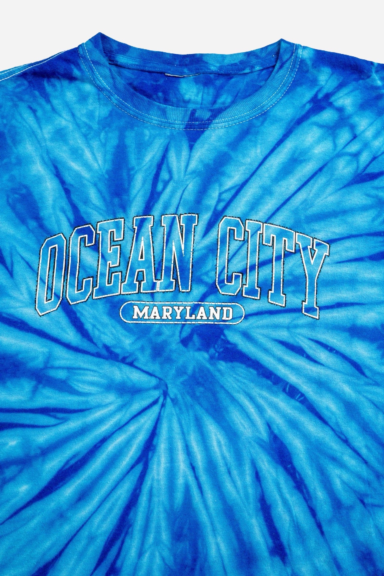 Vintage Tie - Dye T-Shirt 'Ocean City' - Sportswear [2000er]