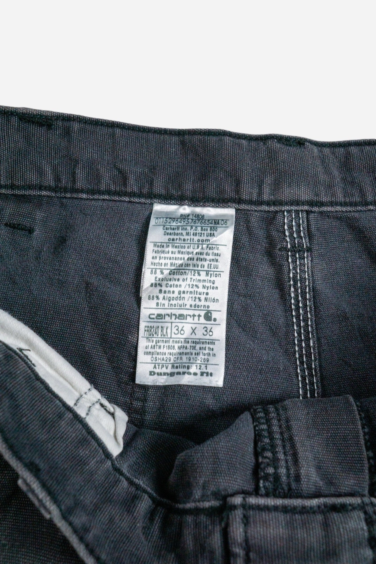 Vintage Carhartt Cargo Pant 'Flame Resistant' [2010s] 36x36