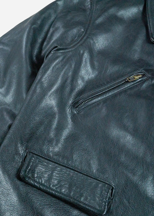 Vintage Fly Jacket Leather Jacket [1990s] XLarge