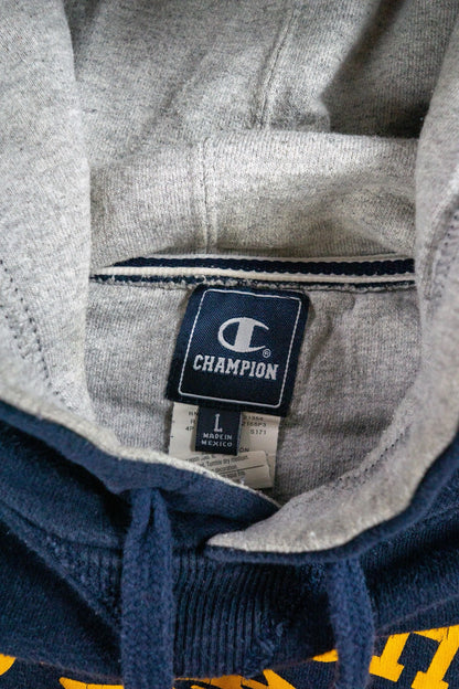 Vintage Champion Sweatshirt Hoodie 'Pope John Lions' [1990s] Large