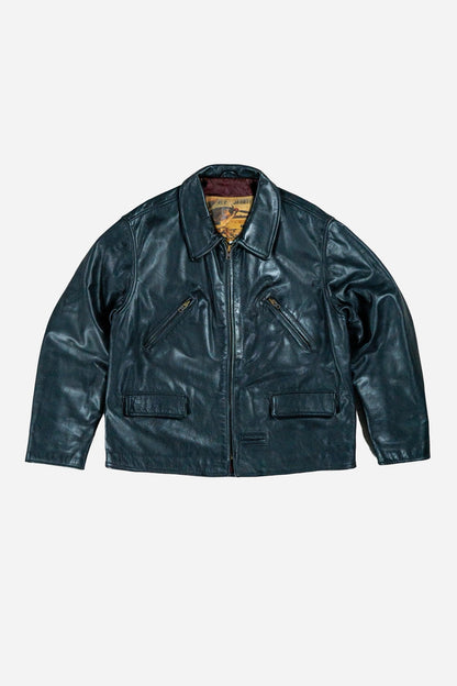 Vintage Fly Jacket Leather Jacket [1990s] XLarge