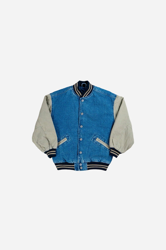 Vintage Gap Kinder Denim College Jacke - Sportswear [2000er]
