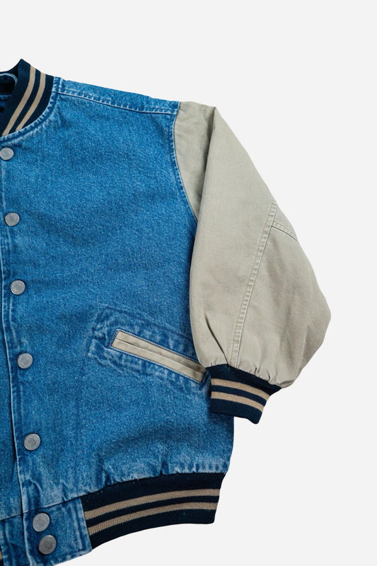 Vintage Gap Kinder Denim College Jacke - Sportswear [2000er]