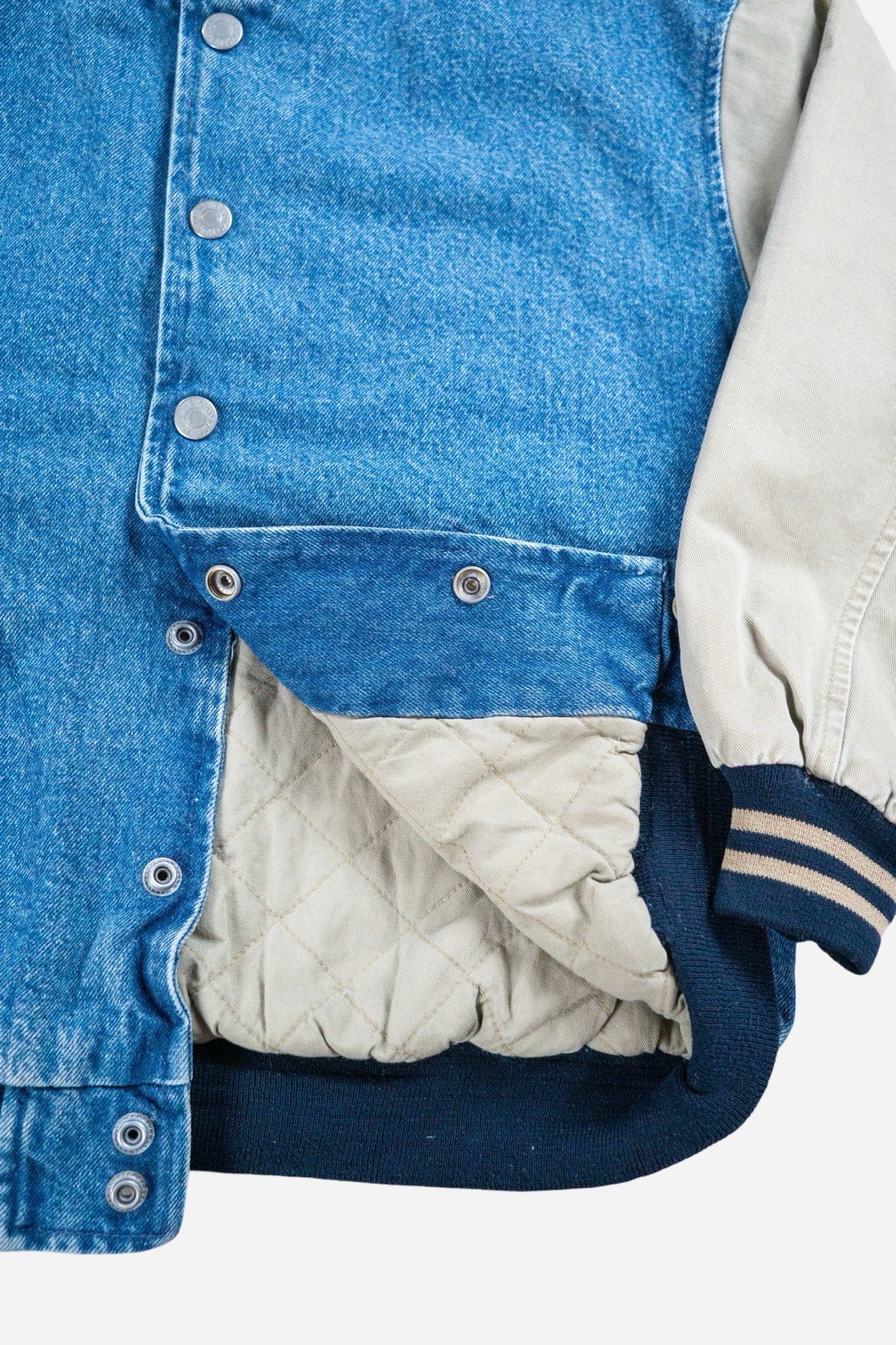 Vintage Gap Kinder Denim College Jacke - Sportswear [2000er]