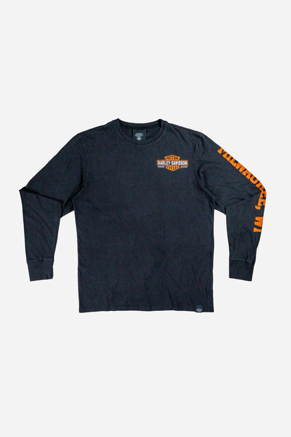 Vintage Harley-Davidson Longsleeve T-Shirt 'Milwaukee, Wi' [2000s] Medium