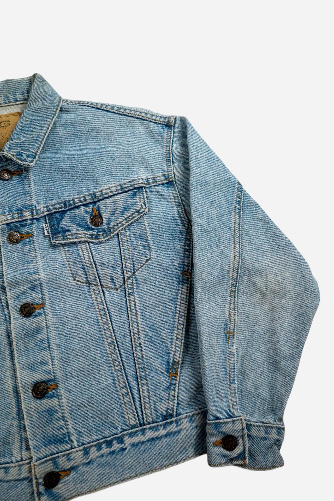 Vintage Levi's Kinder Denim Trucker Jacke - Workwear [1990er]