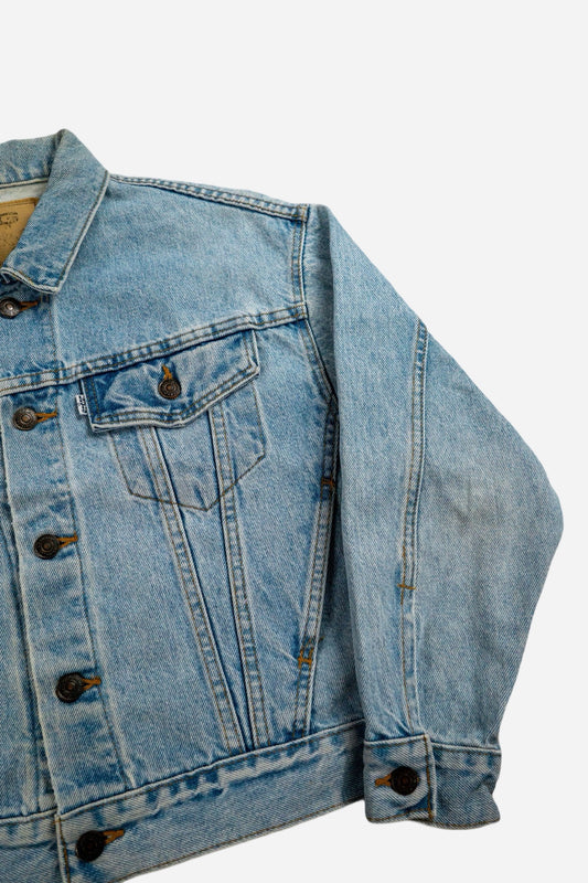 Vintage Levi's Kinder Denim Trucker Jacke - Workwear [1990er]