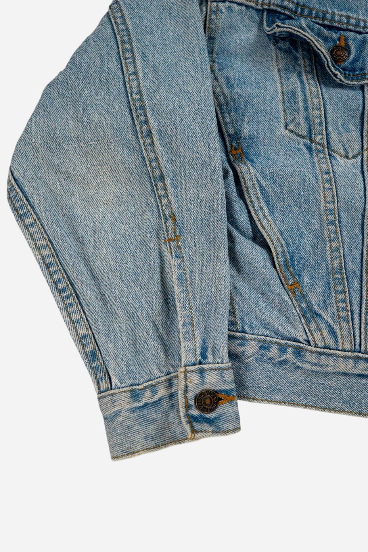 Vintage Levi's Kinder Denim Trucker Jacke - Workwear [1990er]