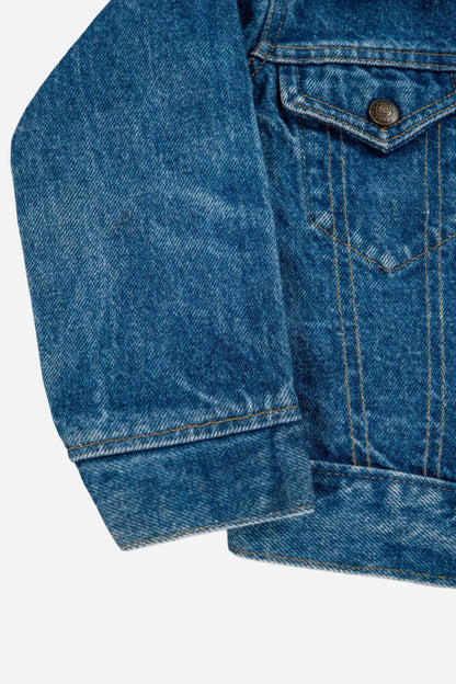 Vintage Levi's Kinder 'Orange Tab' Denim Trucker Jacke - Workwear [1990er]