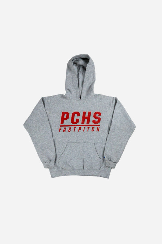 Vintage Champion Sweatshirt Hoodie 'PCHS Fastpitch' - Sportswear [2000er]