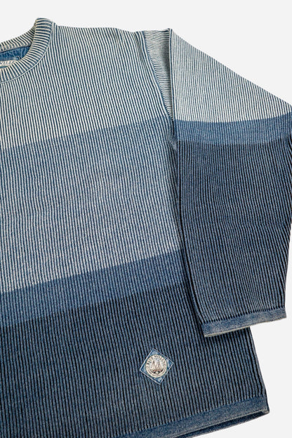Vintage Blue Willi's Pullover Gestreift - Sportswear [2000er]