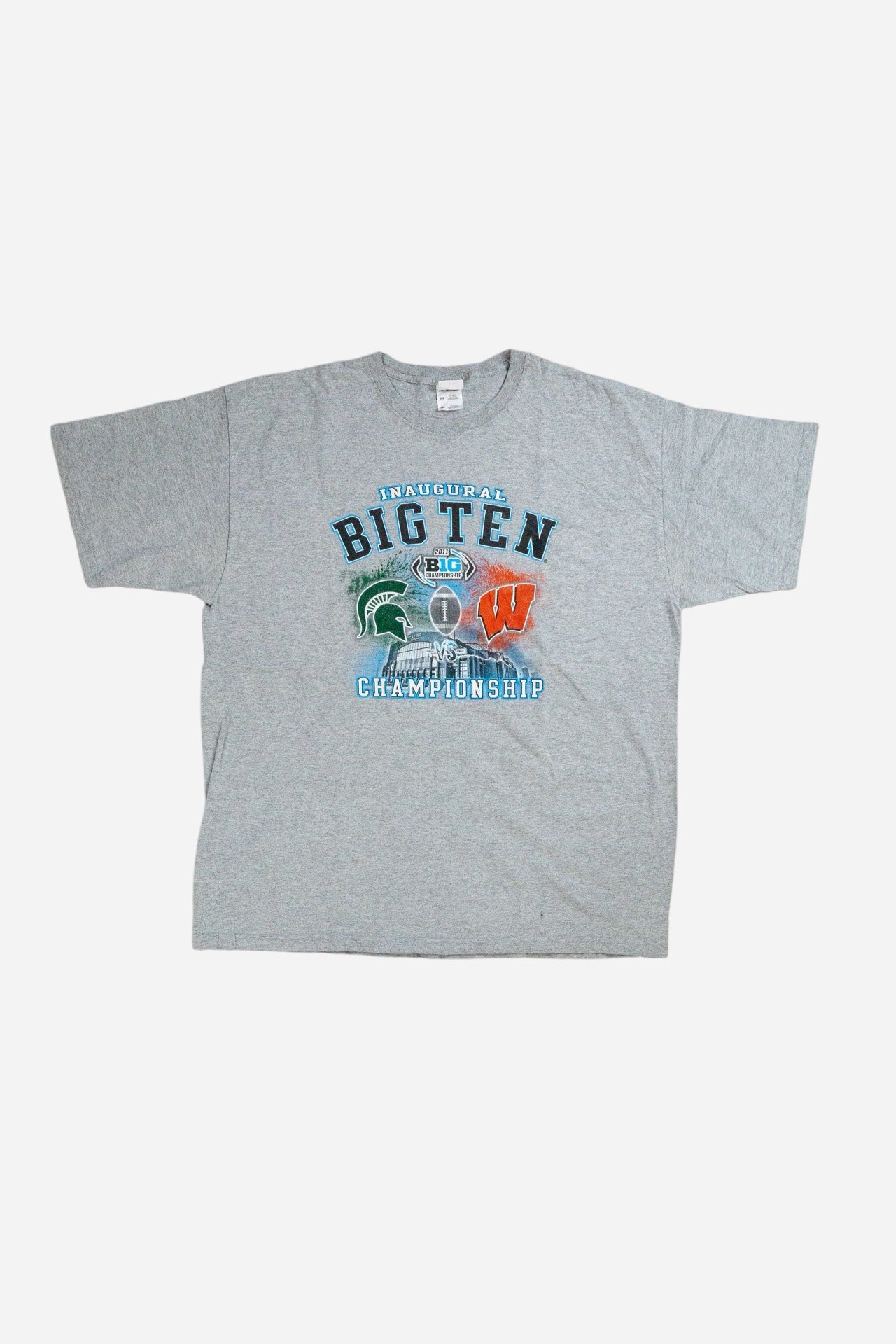 Vintage Fruit Of The Loom T-Shirt 'Big Ten' - Sportswear [2010er]