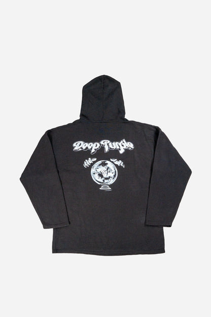 Vintage Deep Purple Sweatshirt Hoodie [1990s] Large