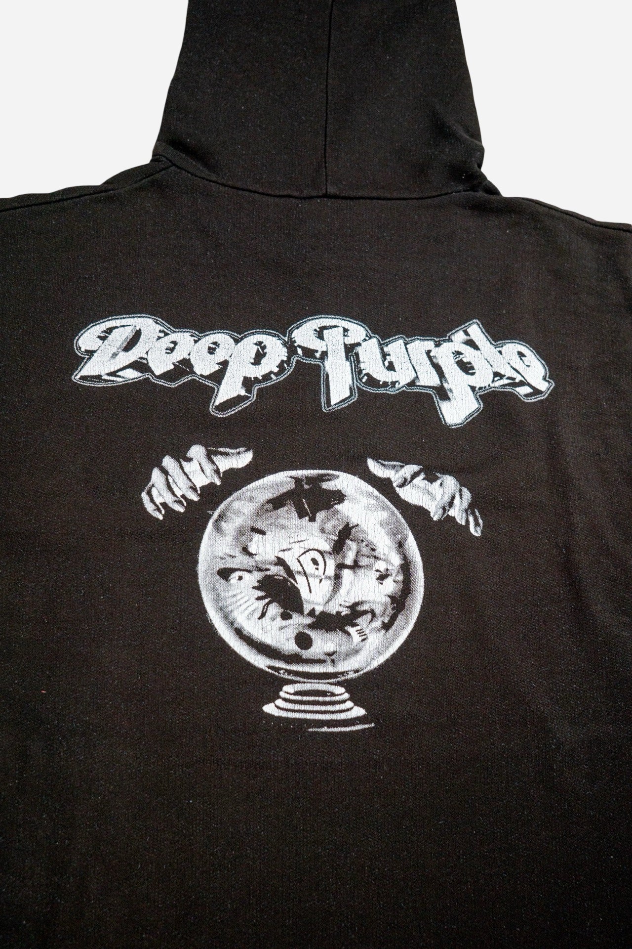 Vintage Deep Purple Sweatshirt Hoodie [1990s] Large