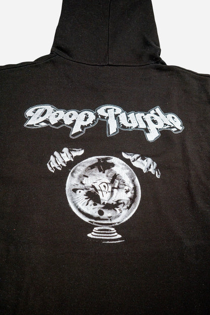 Vintage Deep Purple Sweatshirt Hoodie [1990s] Large