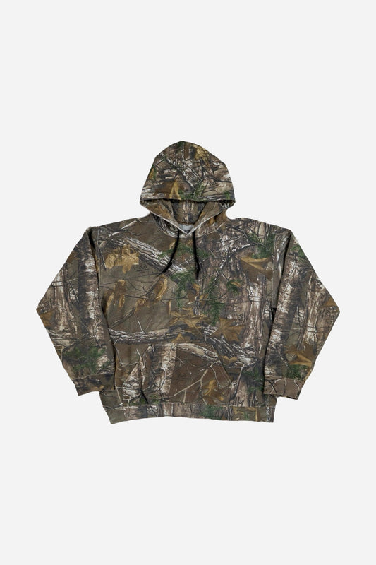 Vintage Realtree Sweatshirt Hoodie - Military/Camo [2000er]