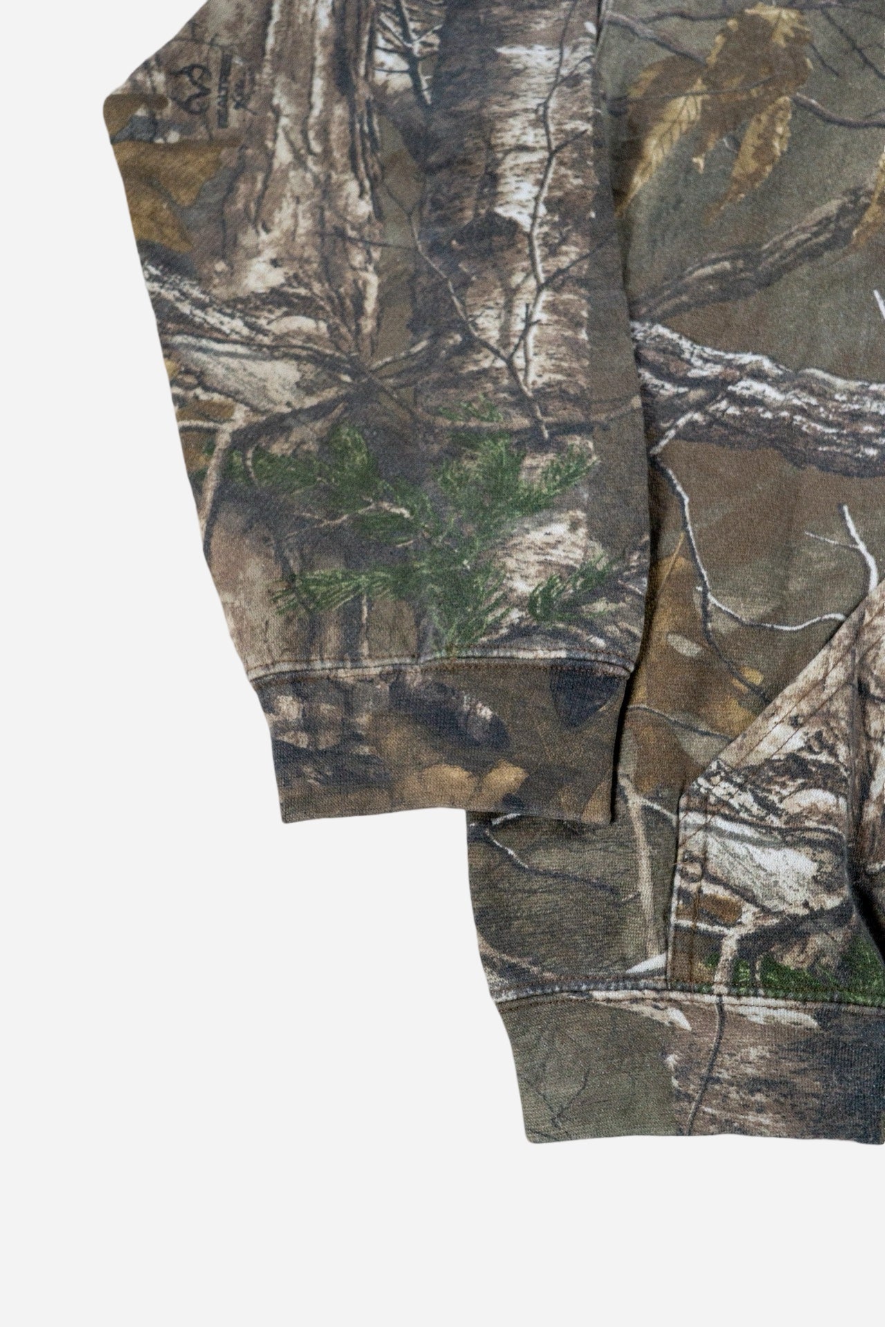 Vintage Realtree Sweatshirt Hoodie - Military/Camo [2000er]