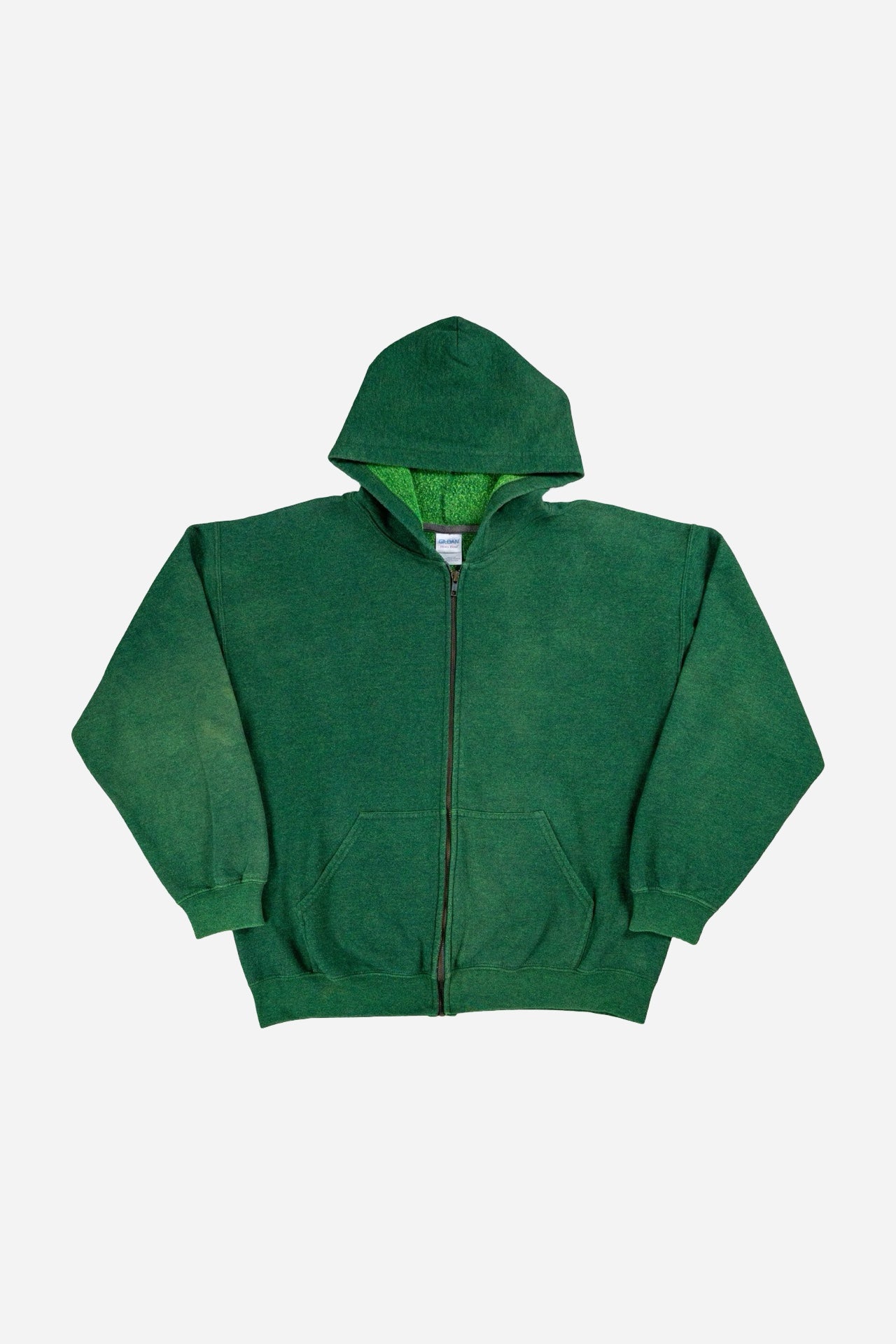 Vintage Gildan Sweatshirt Zip - Up Hoodie - Sportswear [2000er]