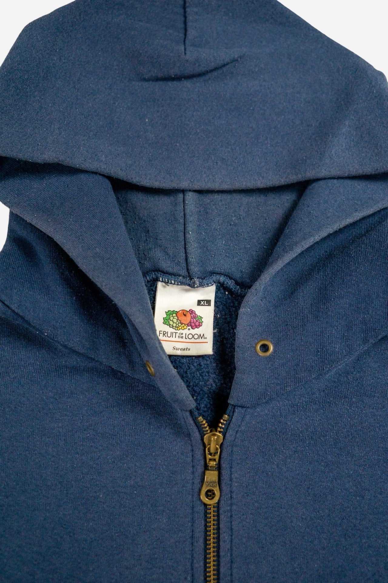 Vintage Fruit Of The Loom Sweatshirt Hoodie - Sportswear [2000er]