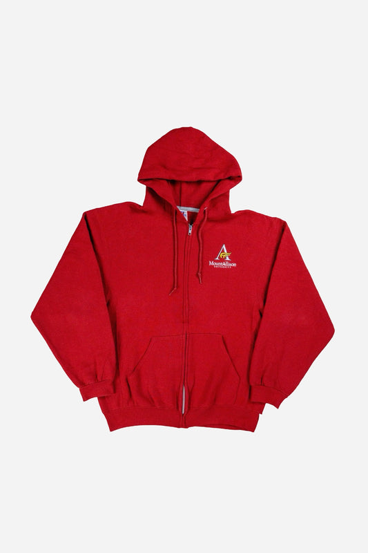 Vintage Russell Athletic Sweatshirt Hoodie 'Mount Allison University' - Sportswear [2000er]