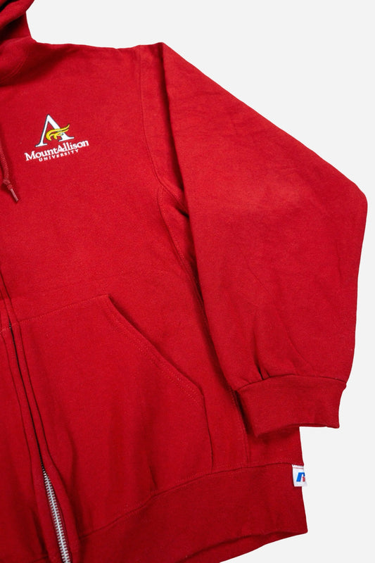 Vintage Russell Athletic Sweatshirt Hoodie 'Mount Allison University' - Sportswear [2000er]