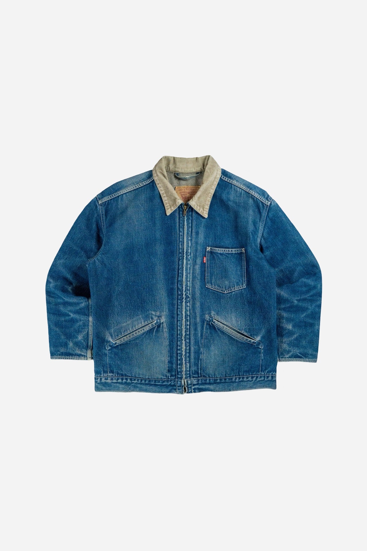 Vintage Levis 'Mechanics' Jacket Lined [1990s] Large