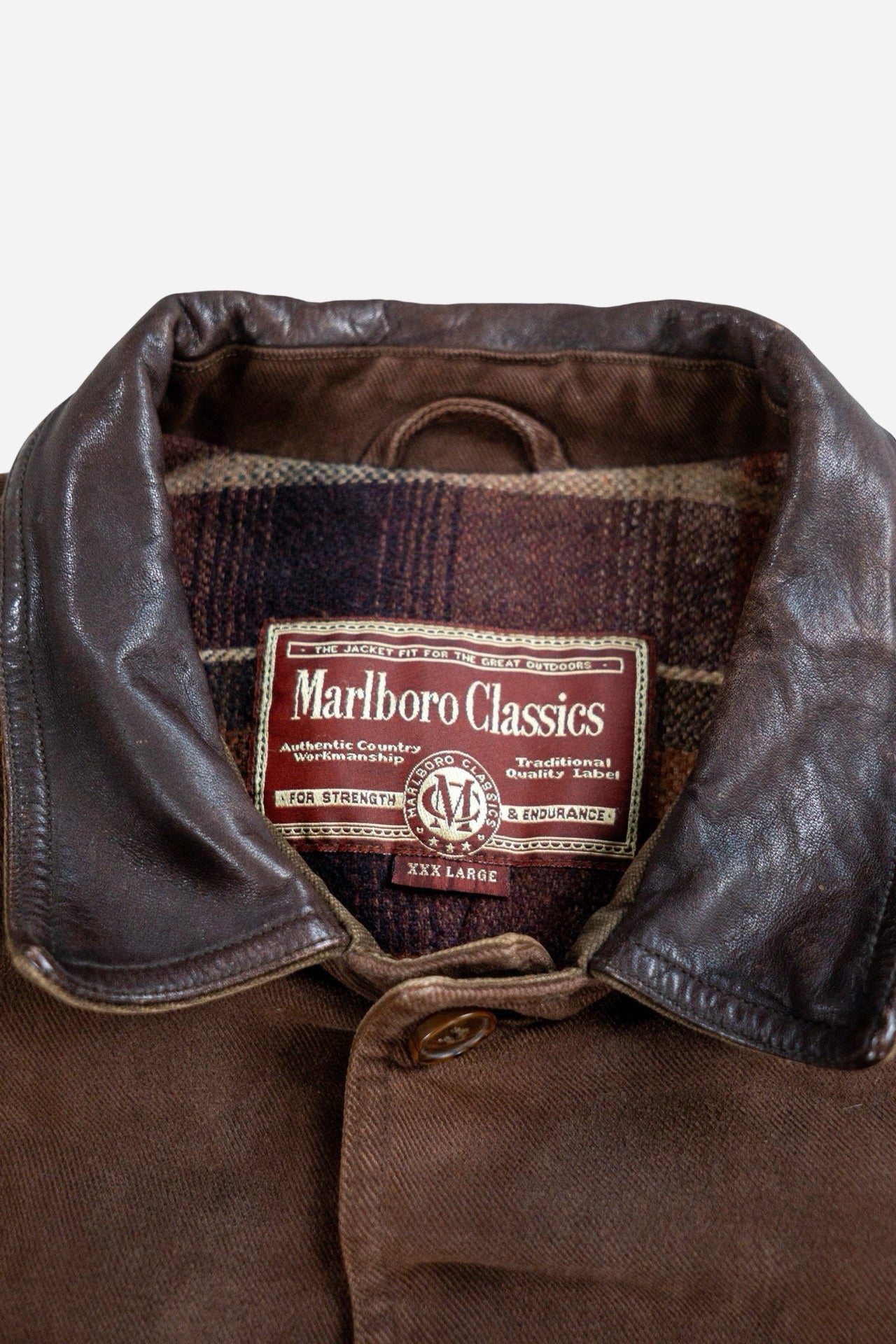 Vintage Marlboro Classics Mantel Gefüttert - Workwear [1990er]