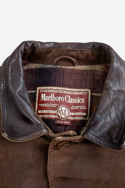Vintage Marlboro Classics Mantel Gefüttert - Workwear [1990er]