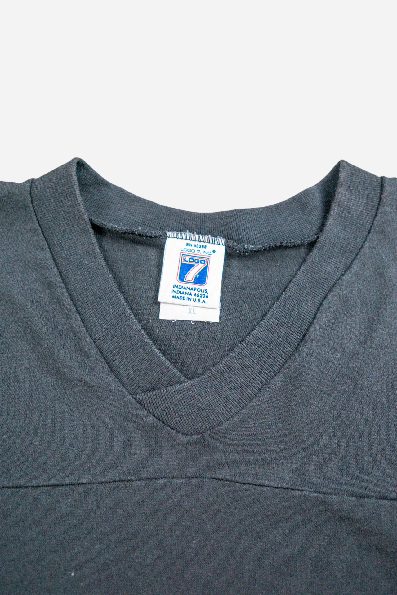 Vintage Logo 7 Single Stitch V - Neck T-Shirt 'Blitzburgh Express' - Sportswear [1990er]