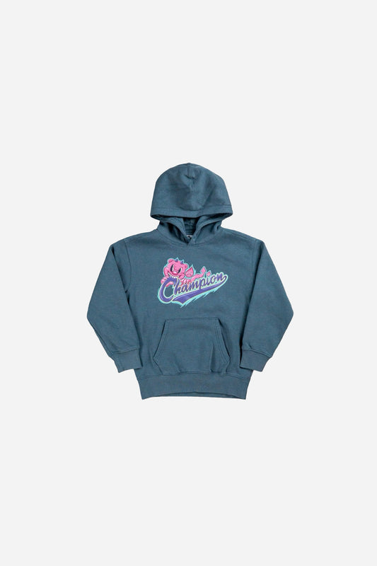 Vintage Champion Kinder Sweatshirt Hoodie - Sportswear [2000er]